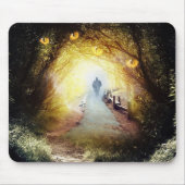 Verzauberte Waldphantasie-Kunst-Mausunterlage Mousepad (Vorne)