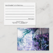 verzauberte Wegkommentarkarte Visitenkarte (Vorne/Hinten)