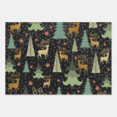 Verzauberte Weihnachtsbaumhändler Geschenkpapier Set (Vorderseite)