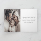 Verzauberte Weihnachtsfeiertage mit Mattiertem Bau Feiertagskarte (Innenseite)