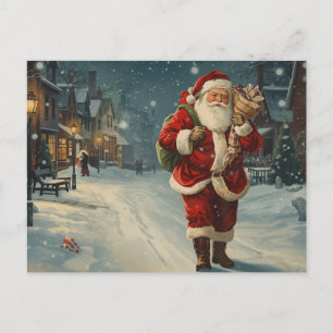 Verzauberte Weihnachtskarten Feiertagspostkarte