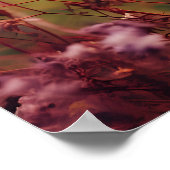 verzauberte Wiese im Herbst Poster (Ecke)