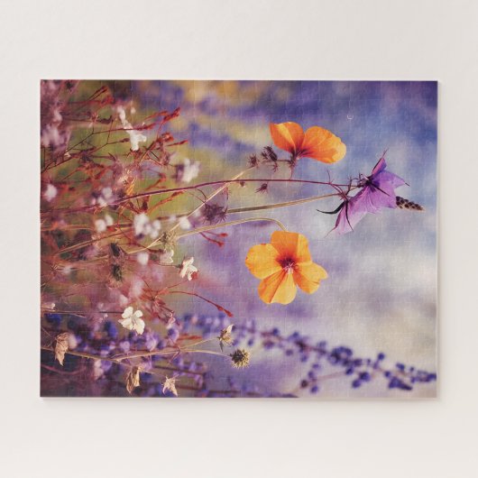 verzauberte Wiese im Herbst Puzzle (Horizontal)