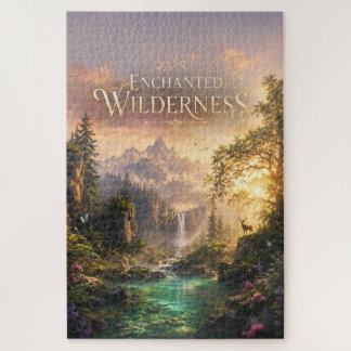 Verzauberte Wildnis Großformat-Fantasy Puzzle