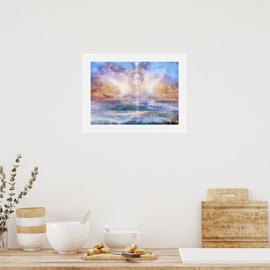 Verzauberte Wings Poster (Küche)