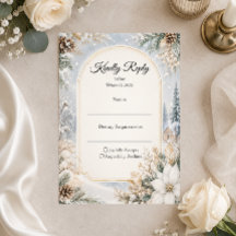 Verzauberte Winter-Wunderland-Eleganz-Hochzeit