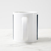 Verzauberte Winternachts-Tasse Jumbo-Tasse (Rückseite)