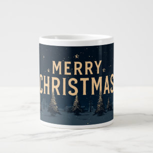 Verzauberte Winternachts-Tasse Jumbo-Tasse