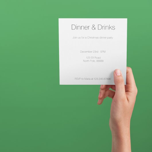 Verzauberte Winterschüssel, Brauch Einladung