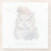 Verzauberte Winterschüssel, Brauch Glasuntersetzer (Rückseite)