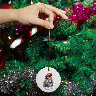 Verzauberte Winterschüssel, Brauch Keramik Ornament