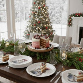 Verzauberte Winterschüssel, Brauch Pappteller