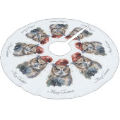 Verzauberte Winterschüssel, Brauch Polyester Weihnachtsbaumdecke (Schrägansicht)