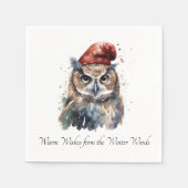 Verzauberte Winterschüssel, Brauch Serviette (Vorderseite)