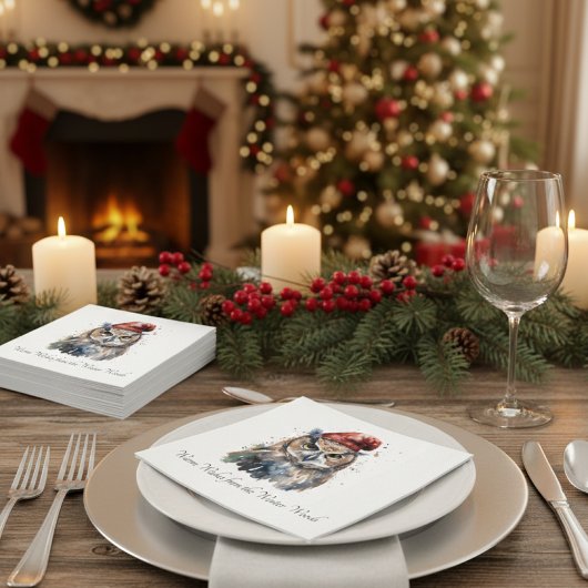 Verzauberte Winterschüssel, Brauch Serviette