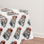 Verzauberte Winterschüssel, Brauch Tischdecke (Beispiel)