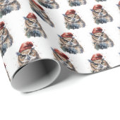 verzauberte Winterschüssel Geschenkpapier (Rolleneckpunkt)