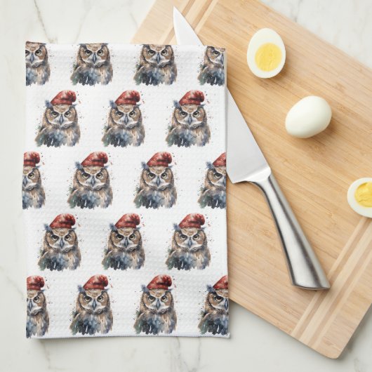 verzauberte Winterschüssel Geschirrtuch (Viertel Falte)