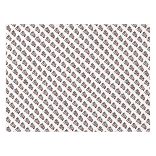 verzauberte Winterschüssel Tischdecke (Vorderseite (Horizontal))