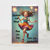 Verzauberte Wünsche - Eine Urlaubskarte Karte (Vorderseite)