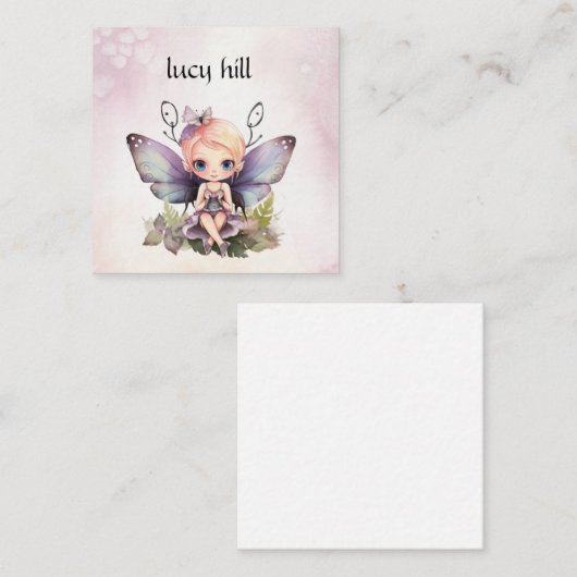 Verzauberte Wunschkarte Begleitkarte (Vorne/Hinten)