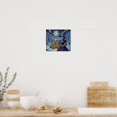VerzauberteBlaueHexe Poster (Küche)