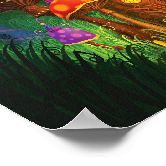 Verzauberter Abend Poster (Ecke)