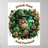 Verzauberter Abend von Ale A Leprechauns Toast 18x Poster (Vorne)