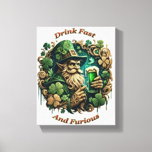 Verzauberter Abend von Ale A Leprechauns Toast 8x1 Leinwanddruck (Vorderseite)