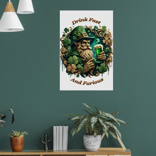 Verzauberter Abend von Ale A Leprechuns Toast 24x3 Poster (Wohnzimmer 1)