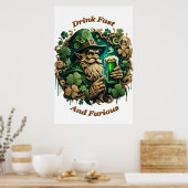 Verzauberter Abend von Ale A Leprechuns Toast 24x3 Poster (Küche)