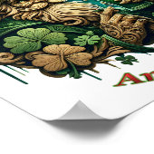 Verzauberter Abend von Ale A Leprechuns Toast t8x1 Poster (Ecke)