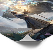 Verzauberter Baum des Zweckes Fantasy-Poster Poster (Ecke)