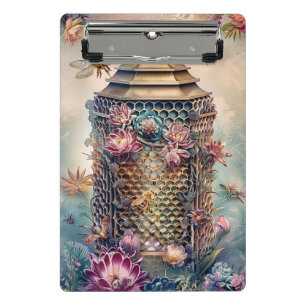 Verzauberter Bienen-Garten Fantasy (1) Mini Klemmbrett