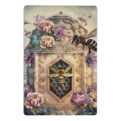 Verzauberter Bienen-Garten Fantasy (5) Mini Klemmbrett (Rückseite)