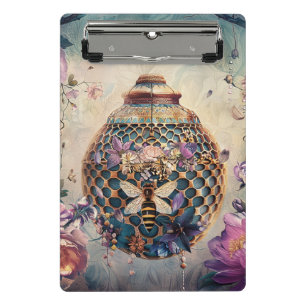 Verzauberter Bienen-Garten Fantasy (6) Mini Klemmbrett