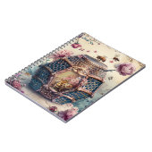 Verzauberter Bienengarten Fantasy (11) Notizblock (Linke Seite)
