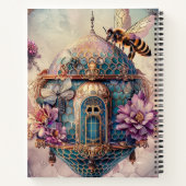 Verzauberter Bienengarten Fantasy (2) Notizblock (Rückseite)