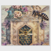 Verzauberter Bienengarten Fantasy (5) Geschenkpapier (Flach)