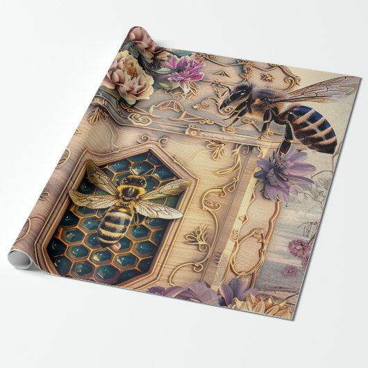 Verzauberter Bienengarten Fantasy (5) Geschenkpapier (Ungerollt)