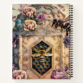 Verzauberter Bienengarten Fantasy (5) Notizblock (Rückseite)