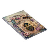 Verzauberter Bienengarten Fantasy (5) Notizblock (Rechte Seite)