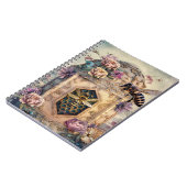 Verzauberter Bienengarten Fantasy (5) Notizblock (Linke Seite)
