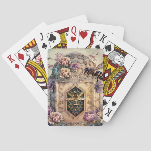 Verzauberter Bienengarten Fantasy (5) Spielkarten (Rückseite)