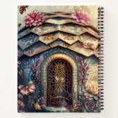 Verzauberter Bienengarten Fantasy (8) Notizblock (Rückseite)