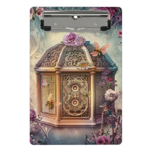 Verzauberter Bienengarten Fantasy (9) Mini Klemmbrett