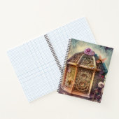 Verzauberter Bienengarten Fantasy (9) Notizblock (Innenseite)