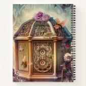 Verzauberter Bienengarten Fantasy (9) Notizblock (Rückseite)