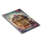 Verzauberter Bienengarten Fantasy (9) Notizblock (Rechte Seite)