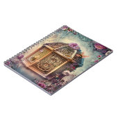 Verzauberter Bienengarten Fantasy (9) Notizblock (Linke Seite)